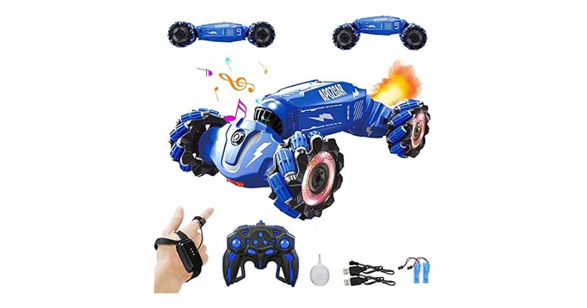 Hand Gesture RC Stunt Car